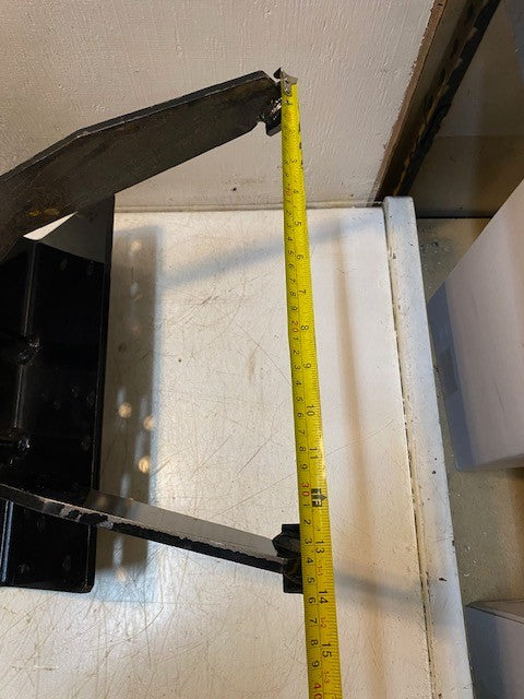 GP Heavy Duty Automotive/ATV/Golf Cart Black Steel Mounting Accessory Bracket