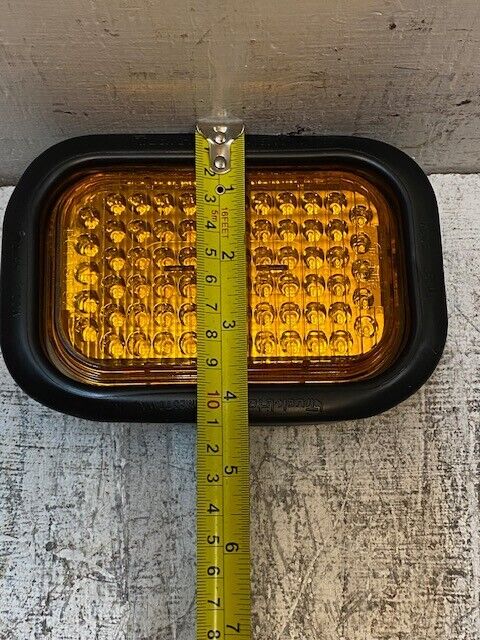 Truck-Lite 45071Y Rectangular LED 12V Amber Light 45701 | 45 LED