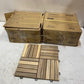 2 Qty of Pack of 10 Acacia Hardwood Interlocking Patio Tiles 12"x12" (20 Total)