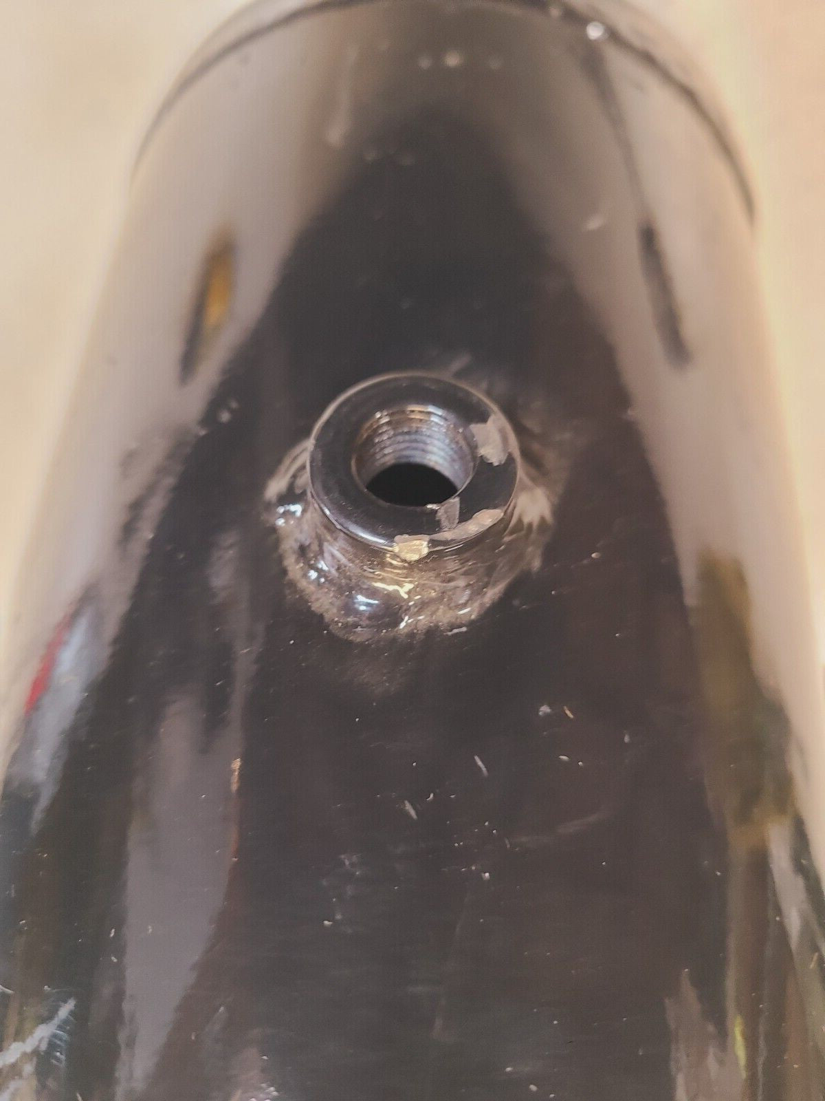 5 Port Air Tank Length 9.5" x Diameter 5.5" - Tank Measurements