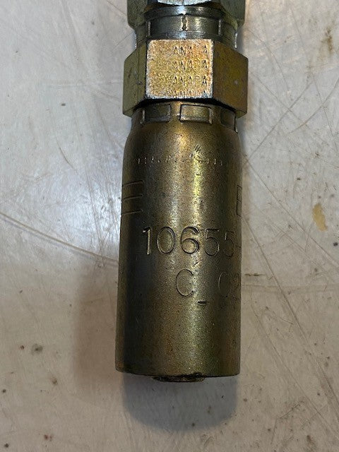 3 Quantity of Parker Parflex 10655-6-6 Hydraulic Crimp Fittings (3 Quantity)