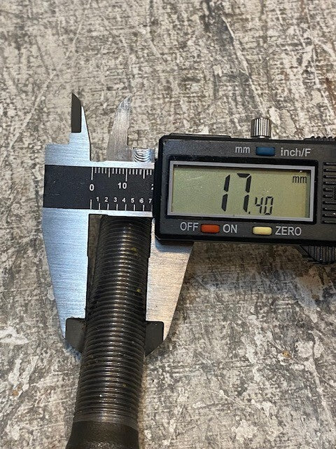 Federal Mogul Steering 99 Tie Rod End 14-1/2" Long 12mm Thread 17mm End