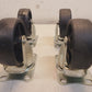 4 Quantity of Heavy Duty Plastic Casters 3" Diameter (4 Qty)