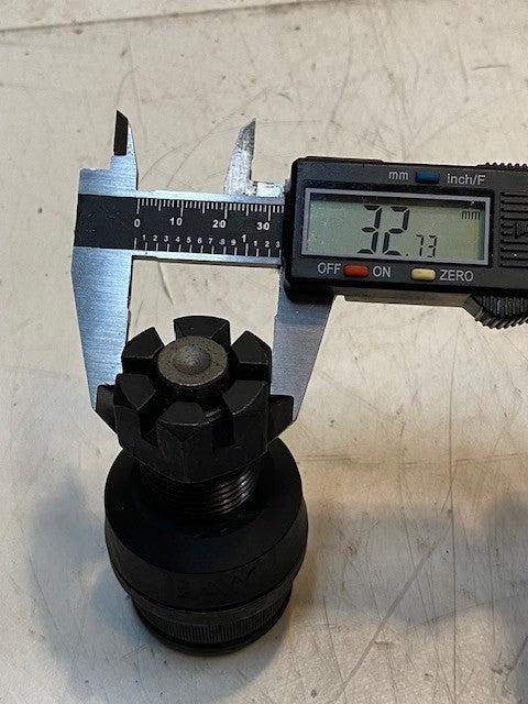 BAW K32 Quick Steer Ball Joint Inspection Gauge 16mm End 19mm Thread 44mm End