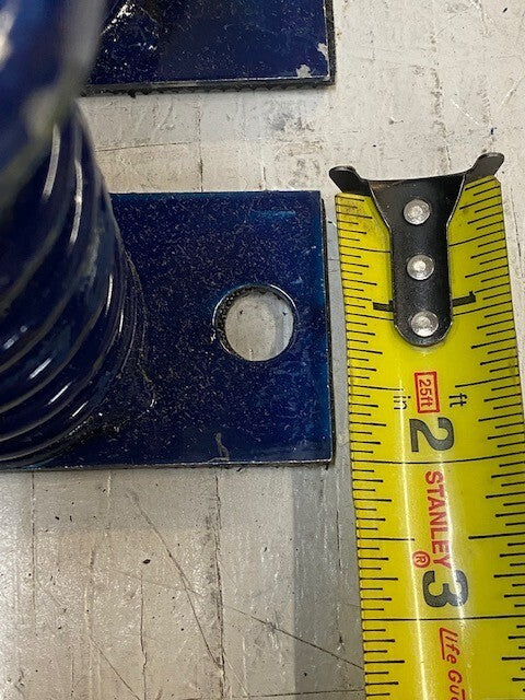 20 Lot of Free Standing Spring Mounts 6.5"x4.5"x2" Blue - (20 Quantity)