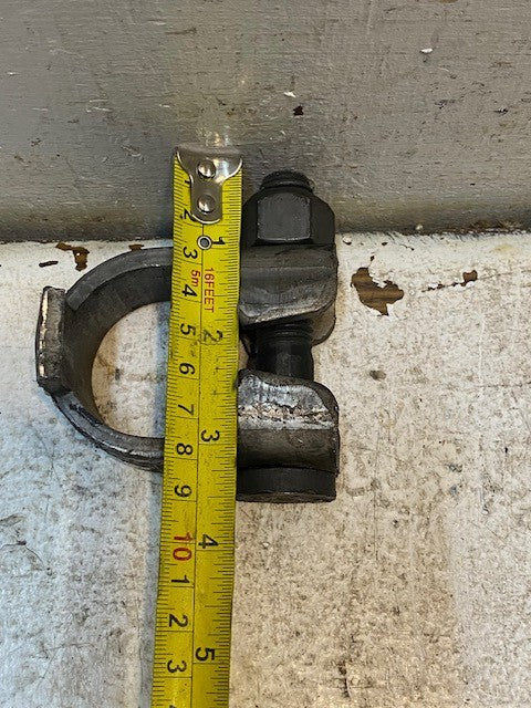 Cross Tube End Clip Hose Clamp 2" H x 3" W x 3-1/2" L