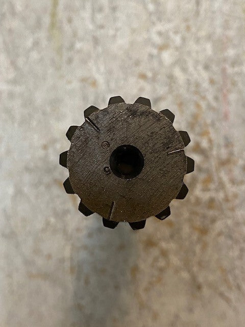 14-Spline Shaft 9-5/8" Long 31mm Spline End 25mm End 35mm OD