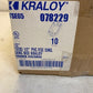 Box of 10 Pcs of Kraloy 078229 PVC Fittings 1/2" FSE 05-1/2"/16mm