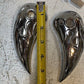 Motorcycle Chrome Flames Mirror Set (Does Not Include Hardware)