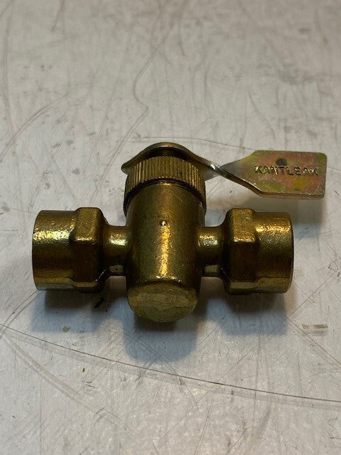 Kantleak Pat. No. 2,980,390 Female Fuel T-Valve Shut-Off Valve
