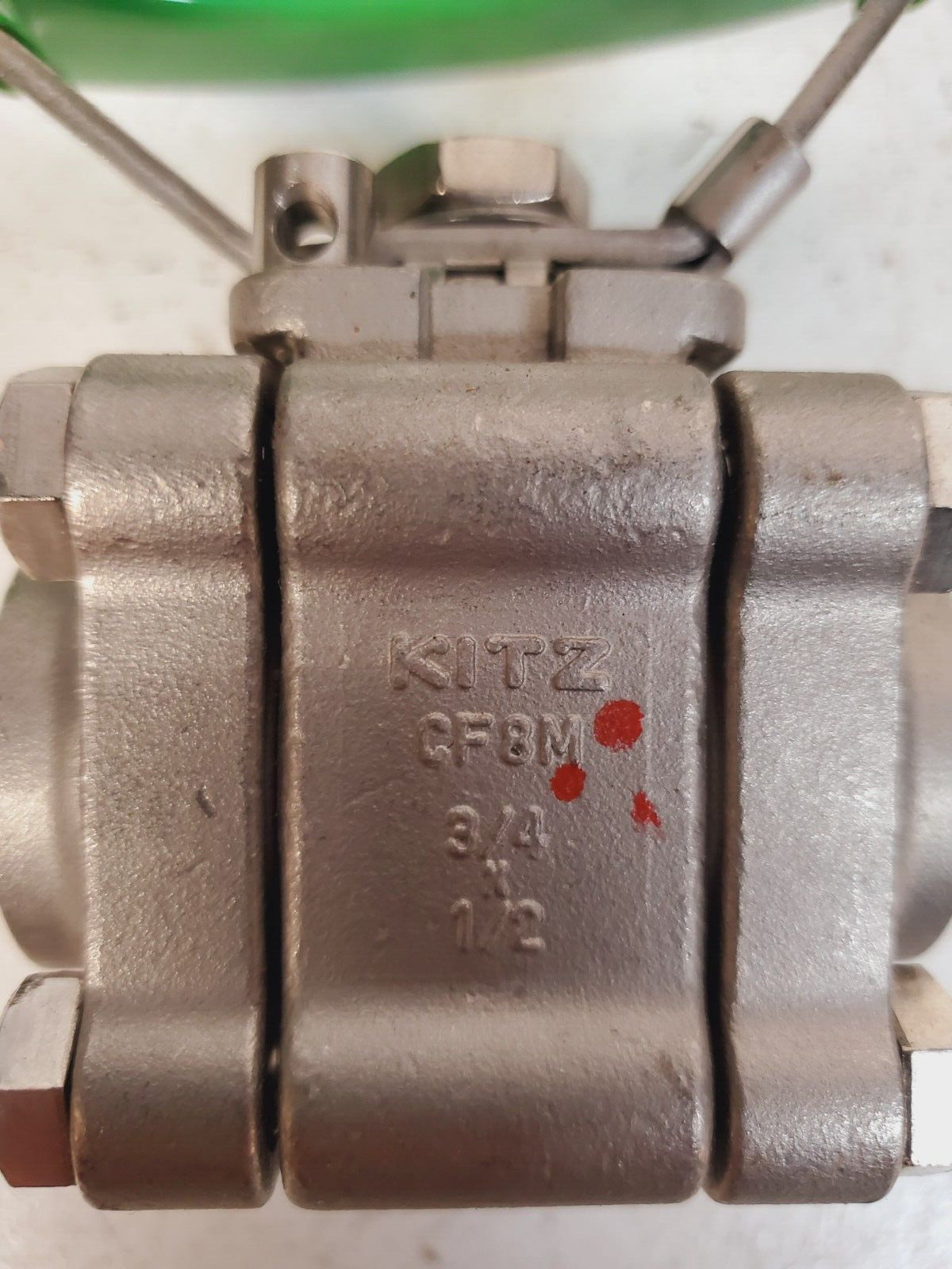 Kitz Ball Valve Stainless Steel AKU3THZM-FSO 1500 | 329| 3/4" x 1/2" | TRIM316