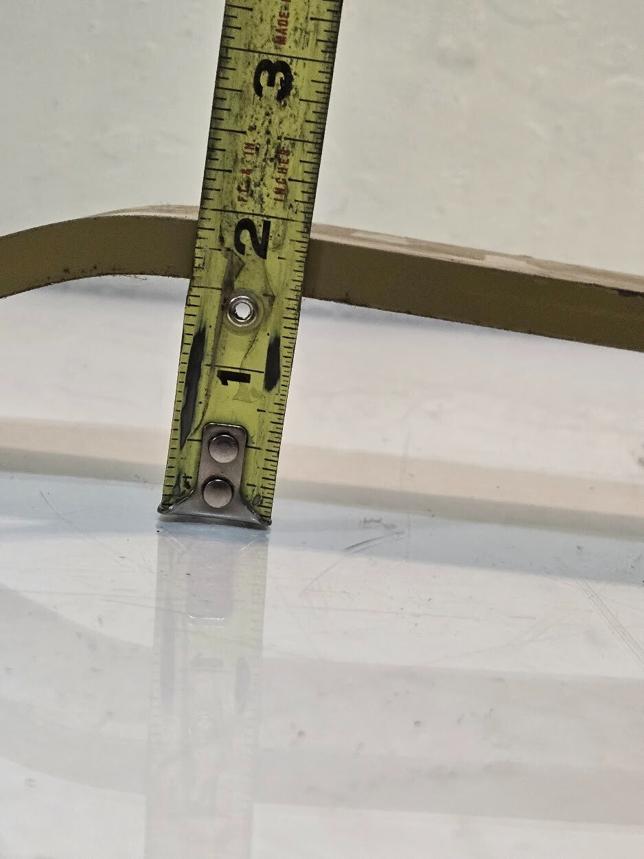 Land Pride Box Scraper Hitch Top Rear Brace 303-121D | 34" Long 2" Wide