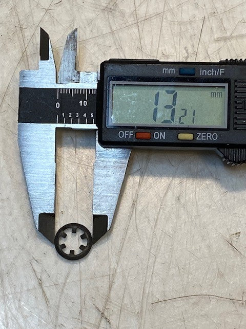 2,000 Qty of Rotor Clips TX-25ST PA 13mm OD (2 Bags of 1,000)