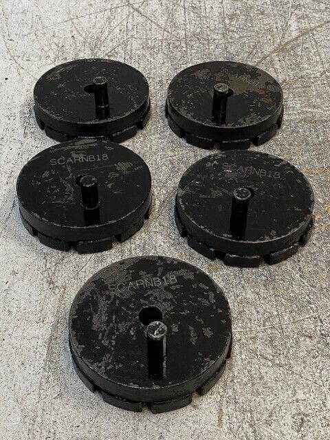 5 Qty of Syntec Diamond SCARNB18 Metal Bond Pucks 3" Non-Beveld (5 Quantity)