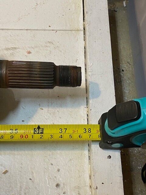 Honda RMD Driveshaft 06444-SM1-506RM | 38" Long 24mm Thread End 27mm Shaft OD