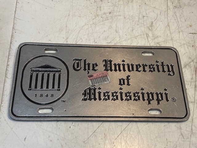 The University of Mississippi 1848 License Plate 11-3/4" Long 6" Wide