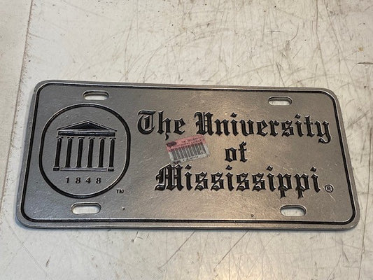 The University of Mississippi 1848 License Plate 11-3/4" Long 6" Wide