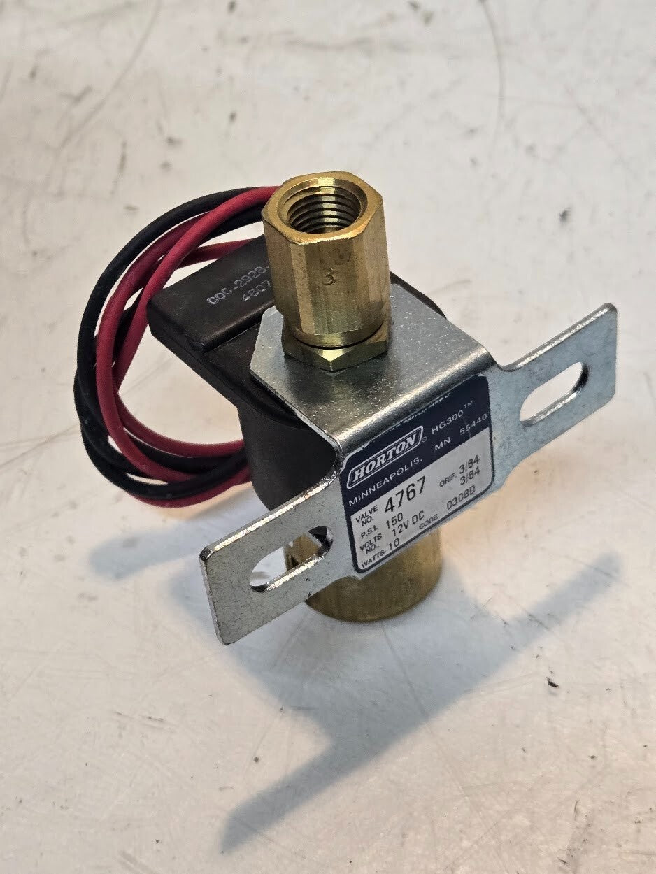 Horton Solenoid Valve HG300 | 993293 | 4767 | 150 PSI | 12 VDC | 3/64" Orifice