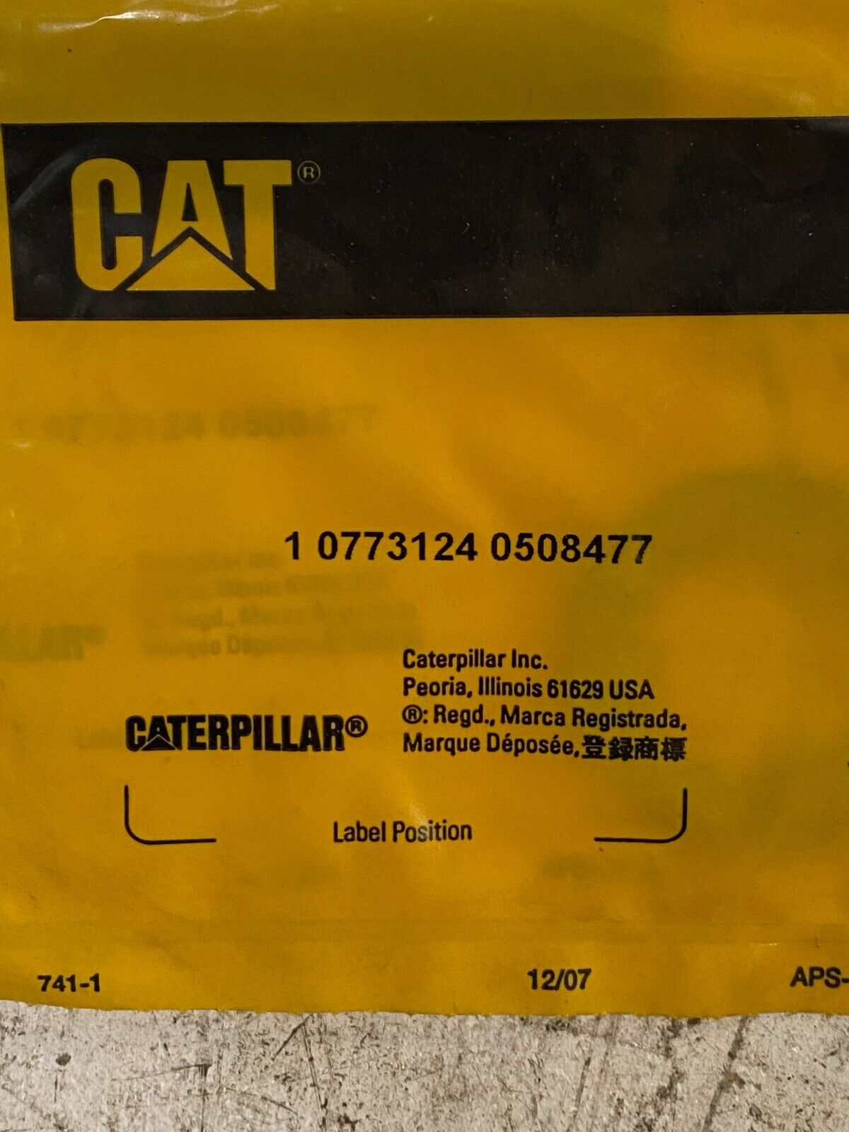 6 Qty of Caterpillar Spacers 0773124 0508477 CAT (6 Quantity)