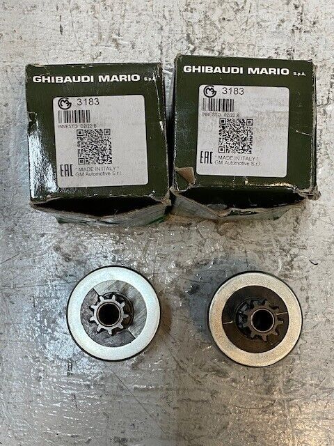 2 Pack of Ghibaudi Mario Drive Assembly 3183 Innesto 02/22B Starter (2 Quantity)