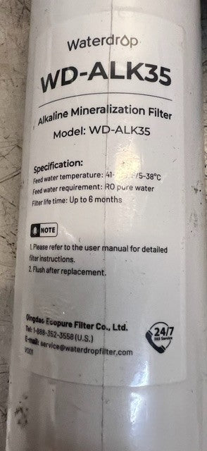 Waterdrop WD-ALK35 Alkaline Mineralization Water Filter For RO Systems
