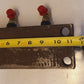 Clark Steering Cylinder with Support Base 9.5" x 3.5" | 13" Long
