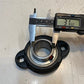 Peer 2-Bolt Flange FX206 Insert Bearing FHS206-20 | 32mm Bore