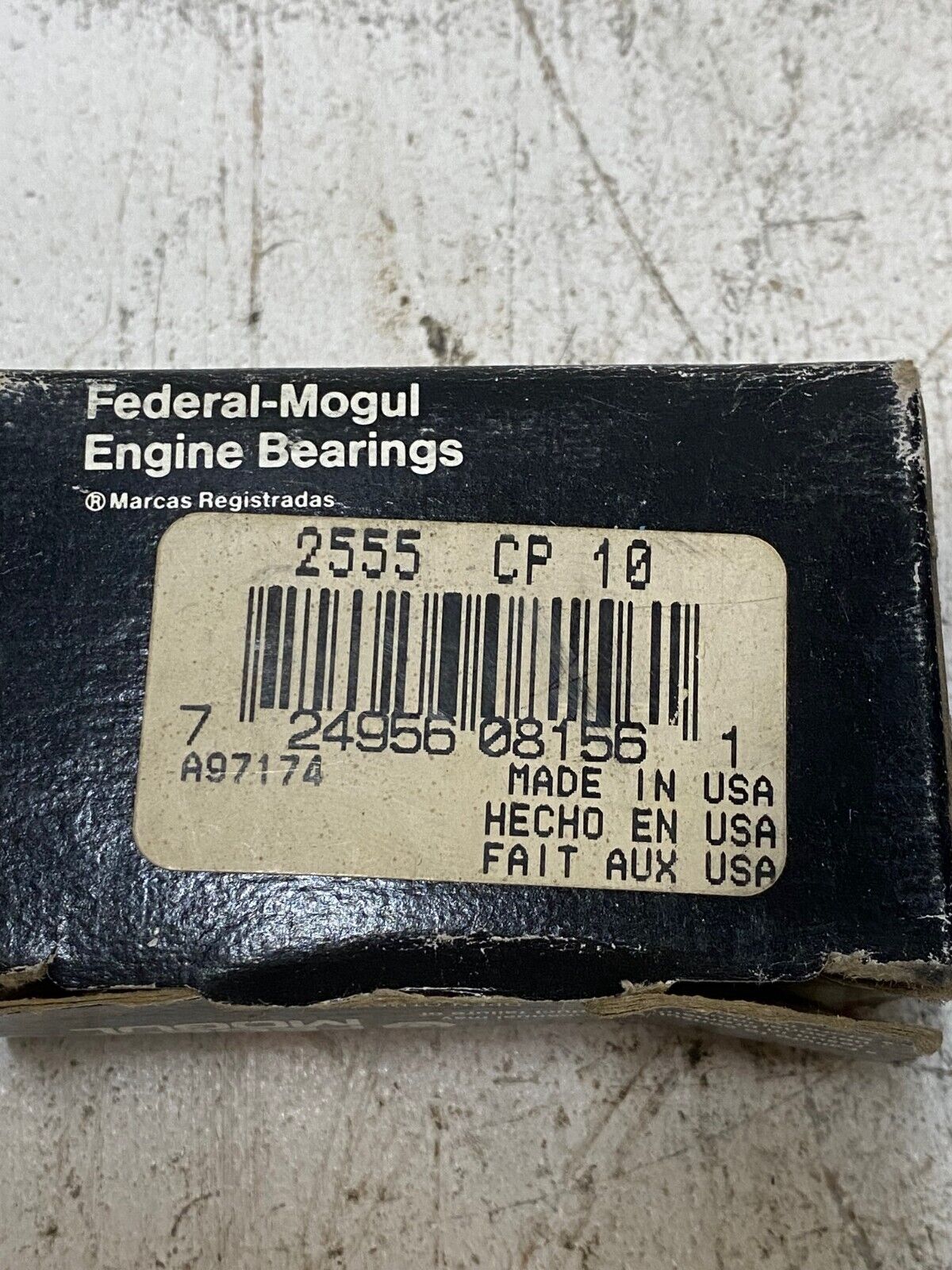 8 Qty of Federal Mogul Rod Bearings (4 Boxes of 2) 2555CP10 A97174 (8 Qty)