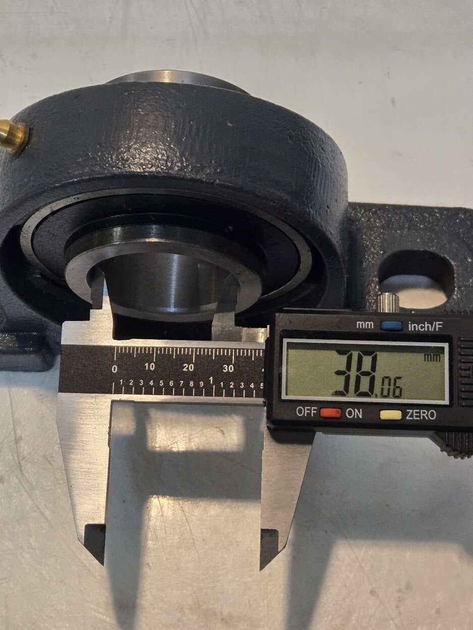 2 Quantity of Pillow Block Mounted Ball Bearings QJZ UC208-24 | P208 (2 Qty)