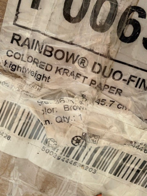 Pacon Rainbow Duo Finish Colored Brown Kraft Paper P0063020 | 36in x 1000ft