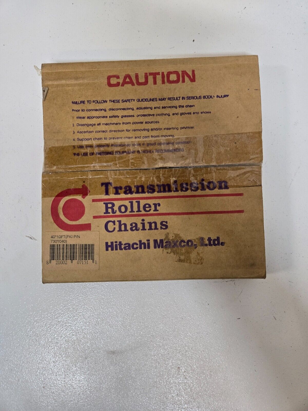 Hitachi Hi-Max Transmission Roller Chain 40 RIV 10 Feet 7301040 | 821002071511