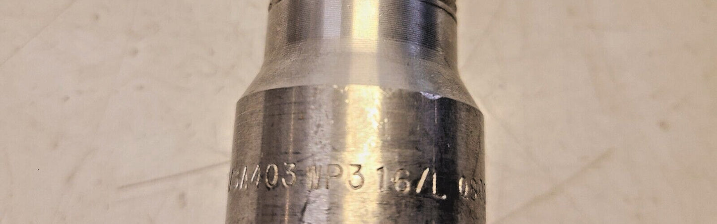 2 Quantity of Steel Heavy Swage Nipples 1 x 3/4 | S/80 SP-95 | 08037 (2 Qty)