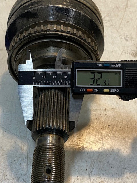 CV Axle Shaft DF51 00009668 | 30" Long 5" Diameter 27mm Shaft 30-Spline