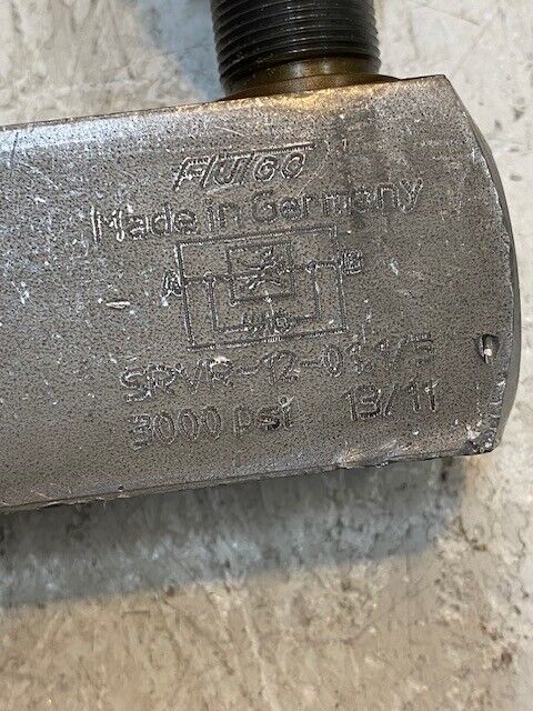 Flutec Check Valve SRVR-12-011/5 | 3000 Psi