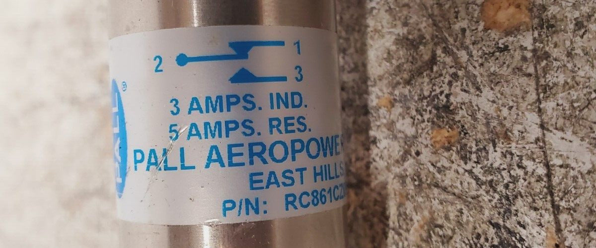 Pall Aeropower Corporation RC861CZ090HSSYM | B12 | GDM | 110VAC 28VDC