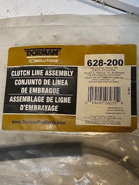Dorman Clutch Hydraulic Line Assembly 628-200