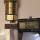 2 Quantity of Brass Hydraulic Quick Connect Hose Couplings 3/4" (2 Qty)