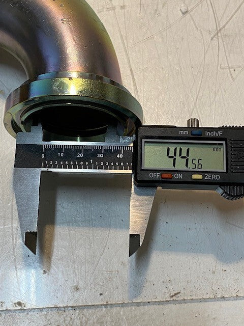 2 Qty of Hydraulic Split Flange 90 Degree Elbow Fittings 6" H 45mm ID (2 Qty)