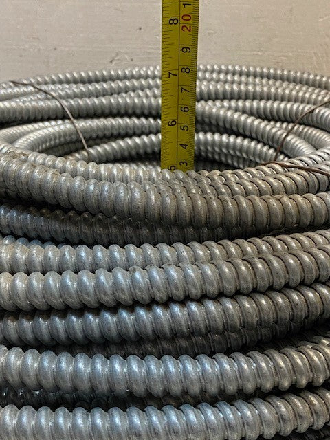 Approx. 100ft of 1/2" Flexible Steel Metal Conduit | 47lbs | 19" x 19" x 6"