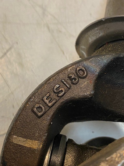 Spicer Drive Shaft Universal Joint DES130 | 45-1/2" Long 47mm End 36-Spline