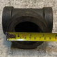 UFF Black Pipe Fitting Reducing Tee Cast Iron 2" x 1-1/2" 300Psi