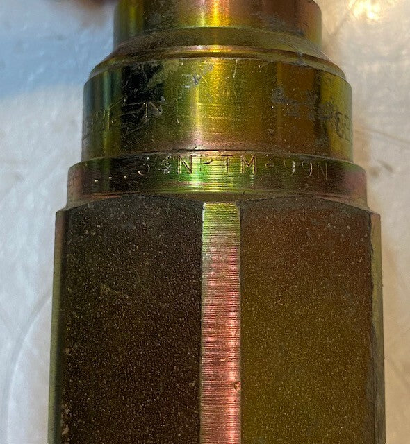 2 Quantity of Faster Hydraulic Flat Face Couplers FF134 | 34NPTM-99N (2 Qty)