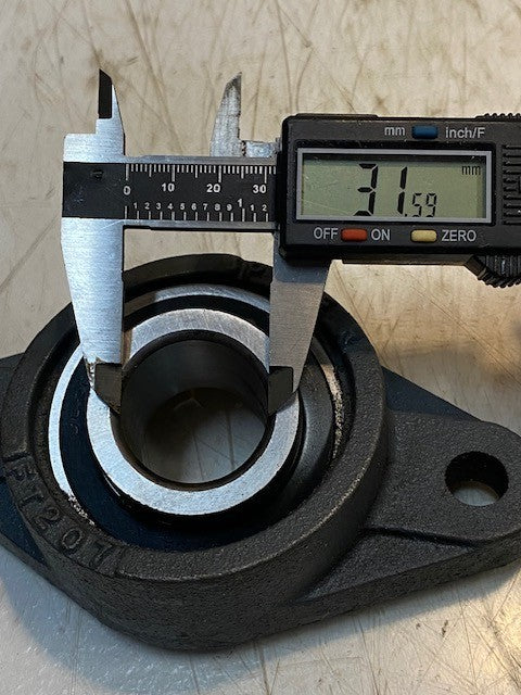PEER 2-Bolt Bearing Flange Block FT207 Insert Bearing UC207-20 | 32mm Bore