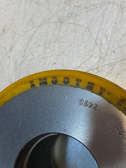 Smoothy 632-156/008 Yellow Wheel 6" Dia. 3-1/2" Wide 62mm Bore