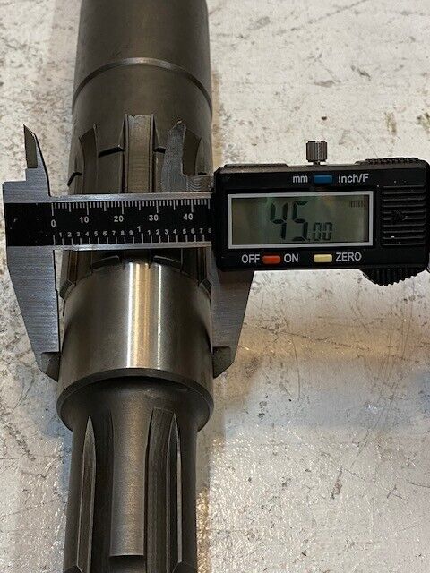 Shaft Assembly 15-1/2" Long 6 Spline 35mm End | 20 Spline 44mm End