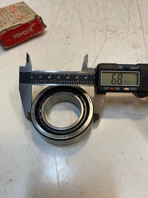 Toyota KOYO Hi-Cap 57390A-N Tapered Roller Bearing 40mm Bore 90368-40002