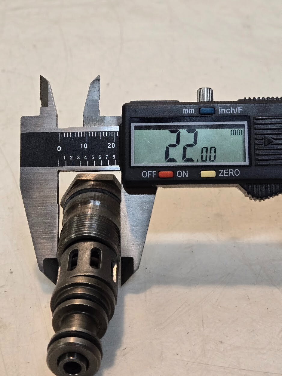 Cummins Pressure Regulator Valve BM 97559 | 22mm Thread 23.7mm Hex | 3.25" Long