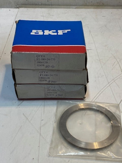 3 Boxes of 6 Qty of SKF Industrial Aerospace Bearings 186612B (18 Pcs Total)
