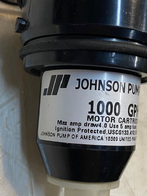 Johnson Pump 1000 GPH Model 2851 Motor Replacement Cartridge Pump 12 Volt