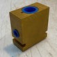 Vickers 20195A Shuttle Valve 2-1/2" x 2-1/2" x 1-1/8"